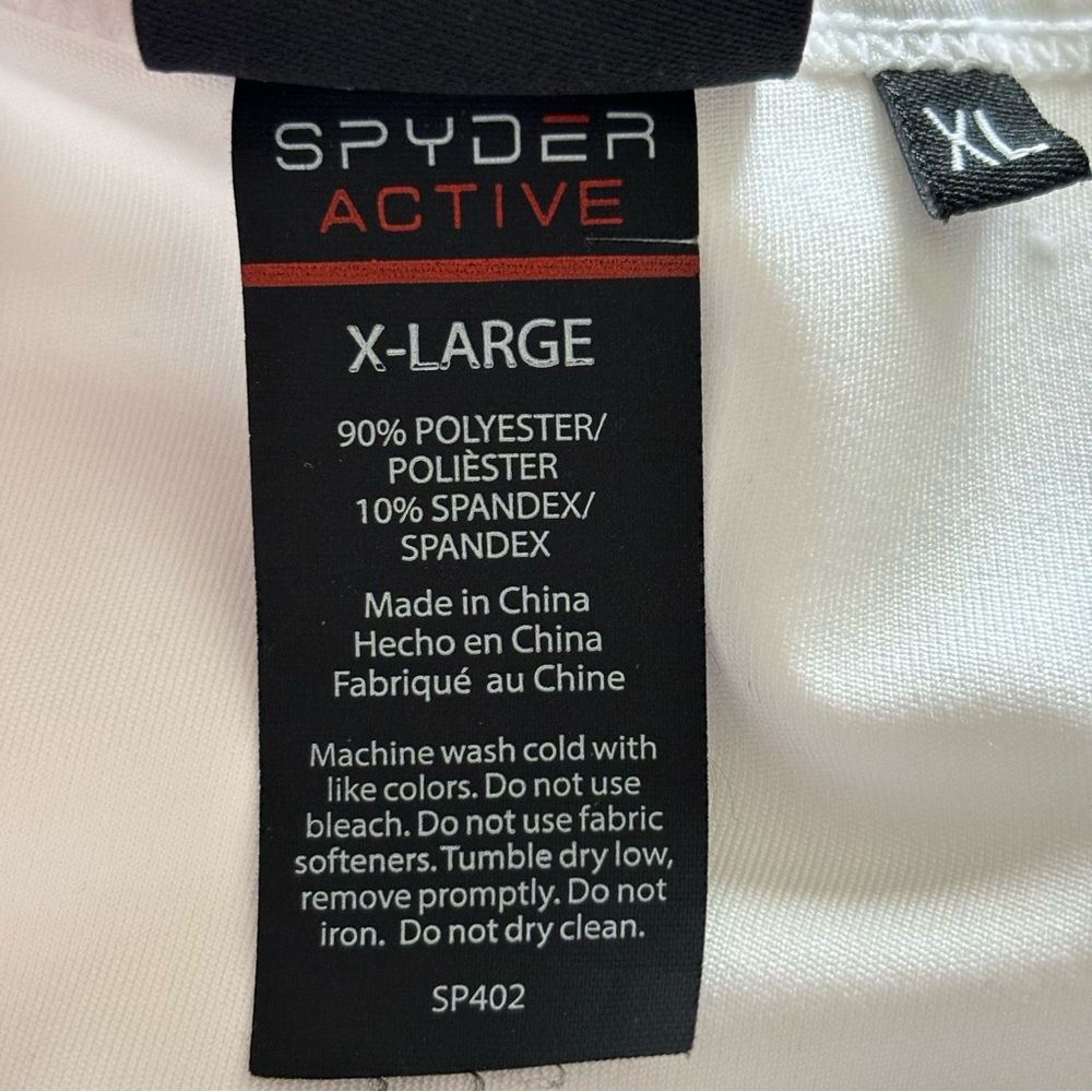 Spyder Active Pullover Racerback White Sports Bra--EUC--XL - Picture 6 of 9